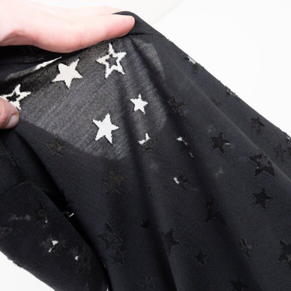 Scotch & Soda Burnout Tee Black Stars Soft XS - Picture 6 of 12